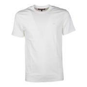 Katoenen Crewneck T-Shirt Michael Kors , White , Heren