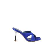 High Heel Sandals Giuliano Galiano , Blue , Dames