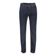 Donkerblauwe denim jeans Pierre Cardin , Blue , Heren