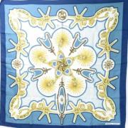 Pre-owned Silk scarves Hermès Vintage , Blue , Dames