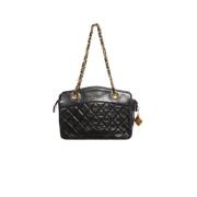 mini lambskin quilted handbag with hardware Chanel Vintage , Black , D...