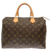 Tweedehands handtas Louis Vuitton Vintage , Brown , Dames