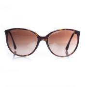 Pre-owned Plastic sunglasses Chanel Vintage , Brown , Dames