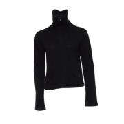 Pre-eigenaarwoolouterwear Yohji Yamamoto Pre-owned , Black , Dames