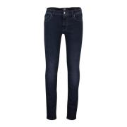 Donkerblauwe Denim Jeans Tramarossa , Blue , Heren