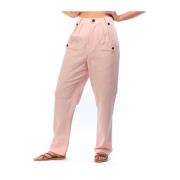 Wide Trousers Weili Zheng , Pink , Dames