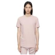 Organisch Katoenen T-Shirt Rick Owens , Pink , Heren