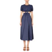 Calypso jurk Staud , Blue , Dames