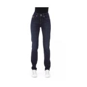 Stijlvolle Slim-fit Jeans voor Vrouwen Baldinini , Blue , Dames
