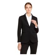 Zwarte Jersey Blazer voor Vrouwen Mason's , Black , Dames