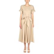 Maxi Jurk Aspesi , Beige , Dames