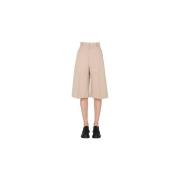 Lange korte broek Ami Paris , Beige , Dames