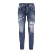 Wortel Fit Slim Jeans Dondup , Blue , Heren