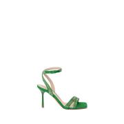 Glam Rhinestone Sandalen Liu Jo , Green , Dames