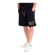 Casual Shorts Emporio Armani EA7 , Black , Heren
