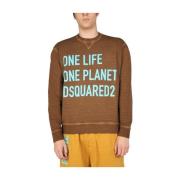Sweatshirt Dsquared2 , Brown , Heren
