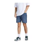 Denim Shorts Jack & Jones , Blue , Heren