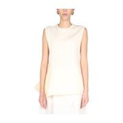 Mouwloos topje Jil Sander , Beige , Dames