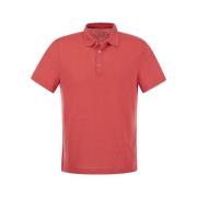 Polo Shirt Majestic Filatures , Red , Heren