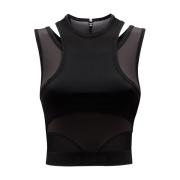 Mouwloze Top Alexander McQueen , Black , Dames