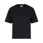 Stijlvolle Dames T-shirts in Zwart en Grijs Alexander McQueen , Black ...