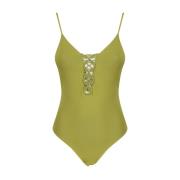 Eendelig badpak Fisico , Green , Dames