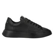 Zwarte Temple Sneakers Philippe Model , Black , Heren