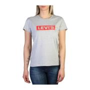 Dames T-shirt met ronde hals Levi's , Gray , Dames