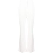 Witte broek met hoge taille en flare Alexander McQueen , White , Dames