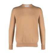 Luxe Cashmere Creweck Sweater Ballantyne , Beige , Heren
