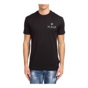 Effen Logo Hexagon T-shirt Philipp Plein , Black , Heren