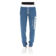 Stijlvolle Heren Sweatpants Aanbieding Baldinini , Blue , Heren