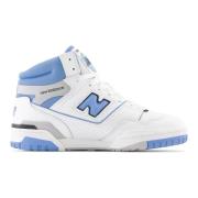 Witte Sneakers voor Heren met Lichtblauwe Accenten New Balance , White...