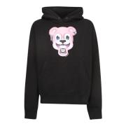 Hoodies Domrebel , Black , Heren