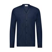 Cardigan Born With Appetite , Blue , Heren