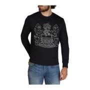 Heren Lente/Zomer Sweatshirt Aquascutum , Blue , Heren