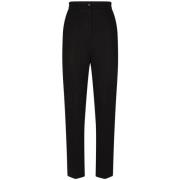 Zwarte getailleerde broek Dolce & Gabbana , Black , Dames