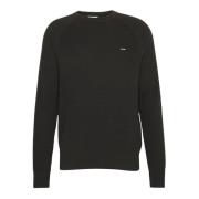 Zwarte Sweaters met Gestructureerde Mouwen Calvin Klein , Black , Here...