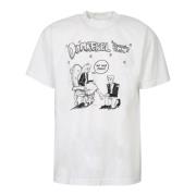 T-Shirts Domrebel , White , Heren