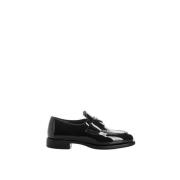 Klassieke zwarte lakleren loafers Prada , Black , Heren