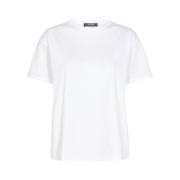 Witte Basis T-Shirt MOS Mosh , White , Dames