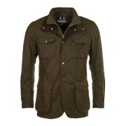 Stijlvolle en Elegante Ogston Gewaxte Katoenen Jas Barbour , Green , H...