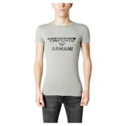 T-Shirts Emporio Armani , Gray , Heren