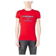 Heren Ondergoed T-Shirt Emporio Armani , Red , Heren