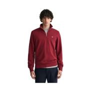 Half-Zip Gant Shield Sweater Gant , Red , Heren