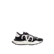 Lace Runner Sneakers Valentino , Black , Dames
