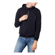 Heren Zwarte Sweatshirt Armani Exchange , Black , Heren