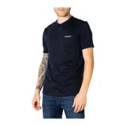 Stijlvol Katoenen T-Shirt voor Mannen Armani Exchange , Black , Heren