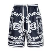 Zijden shorts Dolce & Gabbana , Multicolor , Heren