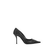 Glinsterende Leren Pumps Alexander McQueen , Black , Dames